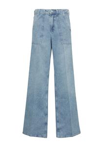 Джинсы с широкими штанинами s.Oliver Suri, Blue denim