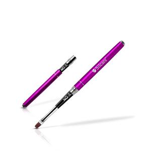 Кисть для геля Silcare розовая 6 мм