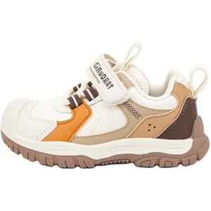 Нескользящие, амортизирующие, устойчивые к истиранию, дышащие, низкие, детские, повседневные кроссовки для детей QINUOSHU, бежевый/хаки