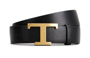 TOD'S Классический кожаный ремень, Black