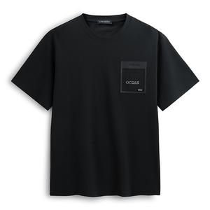 Футболка мужская Casual с вышивкой Cooling Sorona PEACEBIRD MEN, черный 1