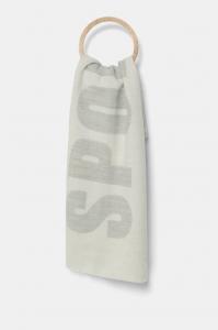 Шарф из смесовой шерсти Sportalm, серый