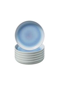 Набор из 6 суповых тарелок Crafted blueberry Like ø 21,9 см Villeroy & Boch бирюзовый