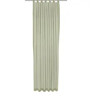 Штора Sunday с петлями, 1 шт., по мерке Wirth, оливковый