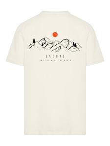 Футболка большого размера Heavy Oversize Escape Discover The World in sand F4NT4STIC