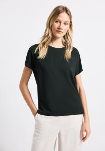 Базовая футболка IN UNIFARBE Street One, металлик зеленый