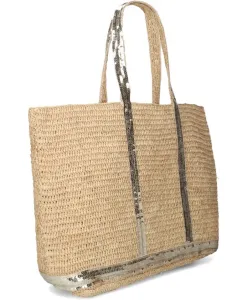 Сумка через плечо из рафии для стильных приключений Vanessa Bruno, бежевый