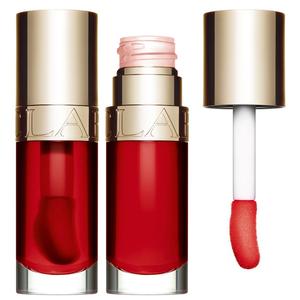 Масло для губ lip comfort oil Clarins, 8 - strawberry, объем 7 мл