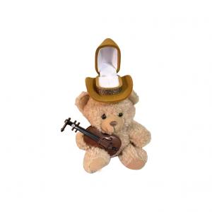 Капибара кольцевая шкатулка плюшевая кукла высота 15см FKOFR