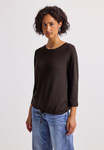 Джемпер Street One STRICK-LOOK, Braun/Dark Brown