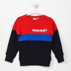 Толстовка Ga4Eq2 с длинными рукавами и круглым вырезом для мальчиков Napapijri, красный