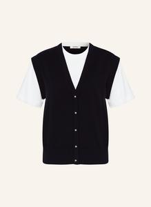 Трикотажная рубашка Sandro, синий