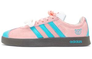 Adidas Neo VL Court кроссовки для скейтбординга с противоскользящей подошвой, низкие, унисекс, синий розовый