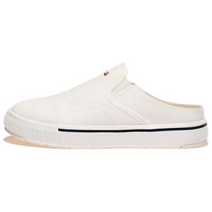 Туфли Courtlight Canvas унисекс с низким верхом бежевого цвета Fila