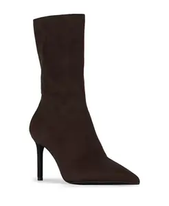 Женские вечерние сапоги с острым носком Jeffrey Campbell, коричневый