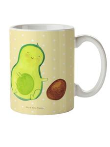 Детская кружка с косточкой авокадо, без слов, пастельно-желтого цвета Mr. & Mrs. Panda