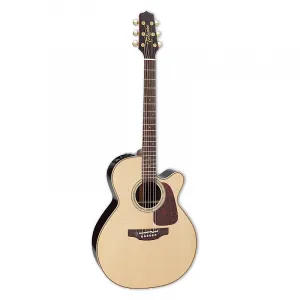 Акустическая электро-гитара Takamine P7NC NEX с вырезом и чехлом, натуральный глянец