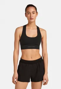 W mer бесшовный спортивный бюстгальтер средней поддержки Icebreaker, Black