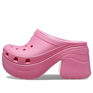 Сандалии classic siren clog 'hyper pink' Crocs, розовый