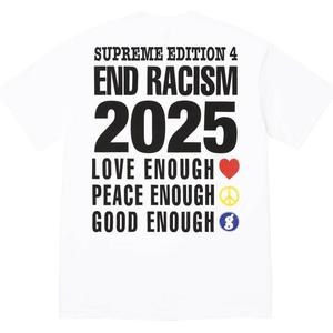 Футболка Goodenough End Racism Supreme, белый