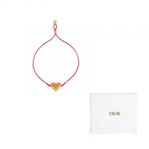 DIOR Хлопковый браслет Women's Red