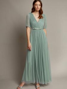 Макси-платье элли Monsoon, цвет Sage