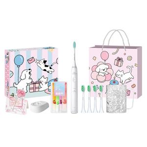 Электрическая зубная щетка для взрослых Sonic, мини-насадка, мягкие щетинки для защиты десен HX2421 True Love Set PHILIPS, белый