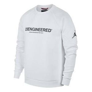 Толстовка Air Jordan 23 Engineered Flight Tech Diamond Men's Sweater White, белый