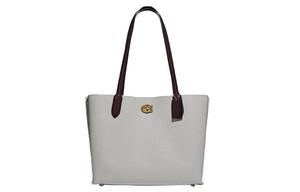 COACH Сумка-шоппер из галечной кожи ивы