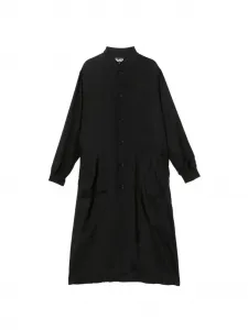 Прозрачное пальто с логотипом Black Comme Des Garçons, черный