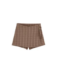 Юбка WE Fashion, коричневый