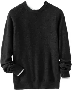 Мужской кашемировый свитер с круглым вырезом HEYDHSDC