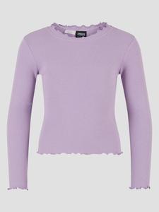 Лонгслив Urban Classics Short Rib Kids T-Shirt, lilac