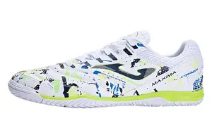 Футбольные бутсы мужские низкие белые/многоцветные Joma