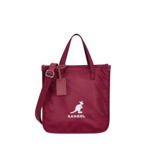 KANGOL Тканевая сумка-ведро через плечо среднего размера унисекс разноцветная, Burgundy