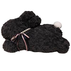 Плюшевая игрушка жемчужный кролик, плюшевая кукла, высота 50см/65см Small bubble, черный