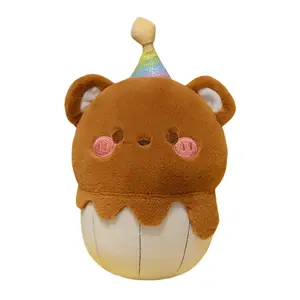 Поющая плюшевая медвежья кукла высотой 27 см OU DI PIG