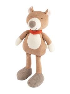 Мягкая плюшевая игрушка-медвежонок для игр, коричневого цвета, для младенцев и детей