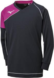 Волейбольная толстовка Mizuno V2MA8021, черный/розовый