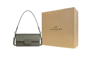 COACH Сумка через плечо eliza из телячьей кожи, кросс-боди medium women's army green