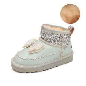 Детские ботинки с низким голенищем Budding, аква