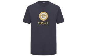 Футболка с принтом логотипа VERSACE, черный