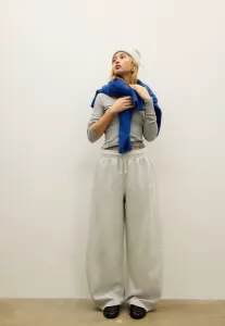 Спортивные штаны-джоггеры super barrel Stradivarius, Light Grey