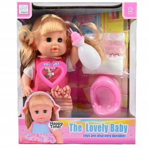 Кукла Как Живая Девочка Блондинка Горшок Подгленник Закрывает Глаза Смеется Midex