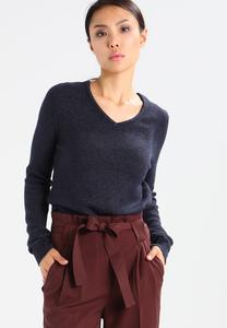 Свитер VILA Viril V-Neck L/S-Noos, темно-синий