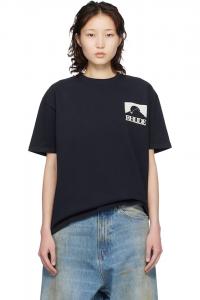 Rhude Черная футболка с лунным светом