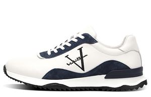 Износостойкие повседневные ботинки мужские бело-синие VICKI BROWN