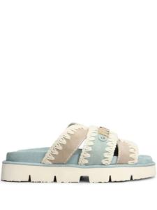 Сандалии из био-замши Mou, синий