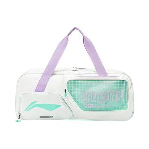 Лининг серия для бадминтона Сумка через плечо унисекс белая из полиэстера с вставками из ТПУ