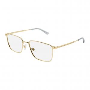 MONTBLANC Мужские золотые металлические прямоугольные очки, Gold